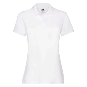 Fruit Of The Loom Premium naiste polosärk - valge