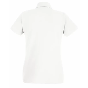 Fruit Of The Loom Premium naiste polosärk - valge
