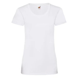 FOTL Lady-Fit Valueweight T-särk - valge
