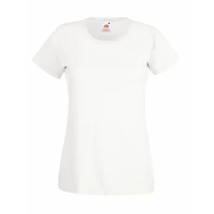 FOTL Lady-Fit Valueweight T-särk - valge