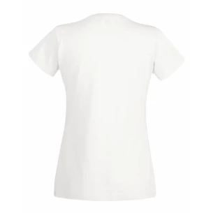 FOTL Lady-Fit Valueweight T-särk - valge