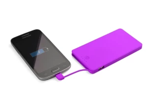 Powerbank VIVID 4000 mAh - Lilla