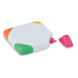 Ruudukujuline highlighter - SQUARIE - valge