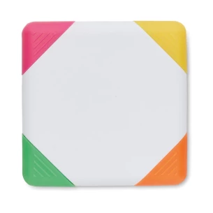 Ruudukujuline highlighter - SQUARIE - valge