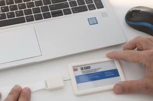 BINO ID-märgi ümbris - VALGE