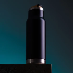 Horten 530 ml termopudel - must