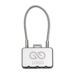 Pagasilukk. - THREECODE - hõbedane matt