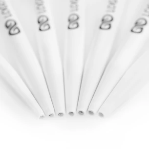 Roma valge pastapliiats - punane