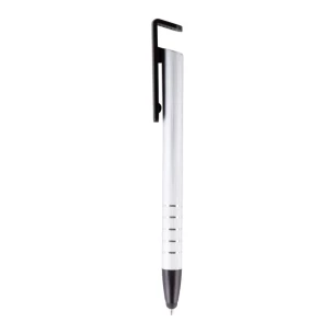 ERRAN LONG PEN - TOUCH PEN, PHONE STAND - hõbedane