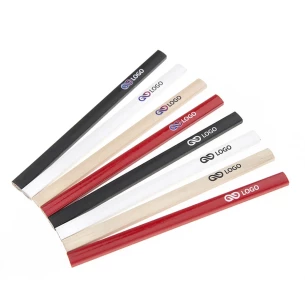 Logo trükitud puuseppade pliiats - beež