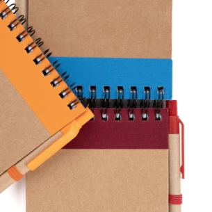 Eco2 märkmik koos pliiatsiga - oranž