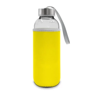 420 ml klaaspudel Bob – kollane