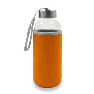 420 ml klaaspudel Bob – oranž