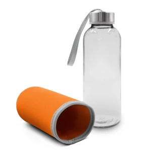 420 ml klaaspudel Bob – oranž