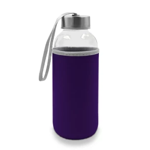 420 ml klaaspudel Bob – lilla