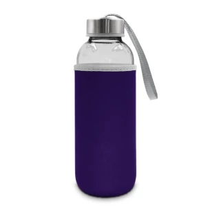 420 ml klaaspudel Bob – lilla