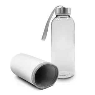 420 ml klaaspudel Bob – valge