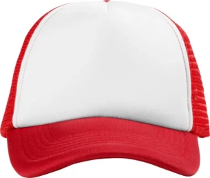Trucker müts - punane/valge