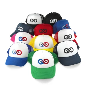 Trucker müts - must/valge