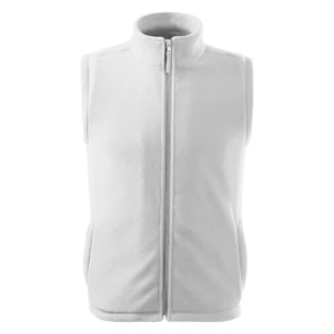 Unisex fliisist vest - valge