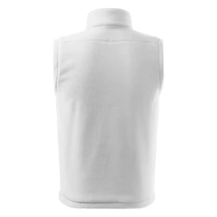 Unisex fliisist vest - valge