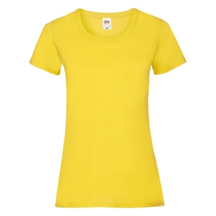 FOTL Lady-Fit ValueWeight T-särk - kollane