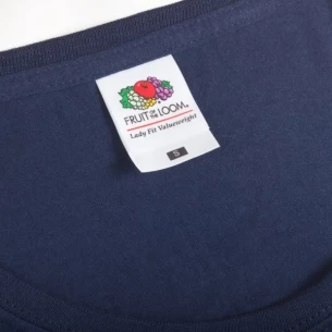 FOTL Lady-Fit ValueWeight T-särk - tumesinine melanž