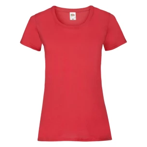 FOTL Lady-Fit ValueWeight T-särk - punane