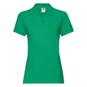 Fruit Of The Loom Premium naiste polosärk - roheline
