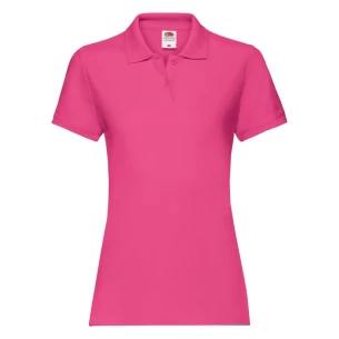 Fruit Of The Loom Premium naiste polosärk - roosa