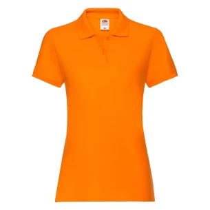 Fruit Of The Loom Premium naiste polosärk - oranž