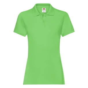 Fruit Of The Loom Premium Naiste Polo särk - Lime roheline