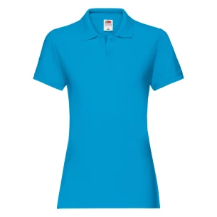 Fruit Of The Loom Premium naiste polosärk - helesinine