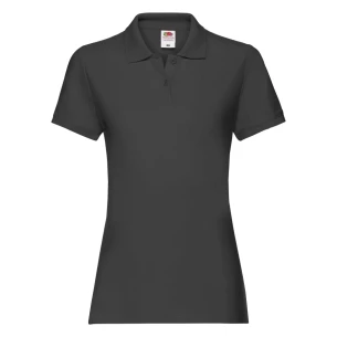 Fruit Of The Loom Premium naiste polosärk - must
