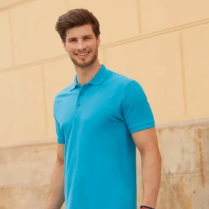 Fruit Of The Loom Premium Polo särk - tumesinine