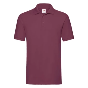 Fruit Of The Loom Premium Polo särk - Burgundia