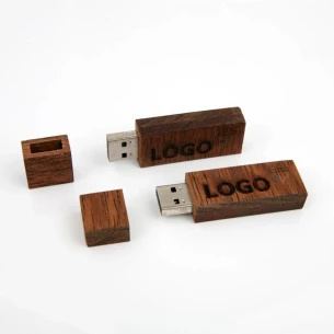 Puidust 32Gb mälupulk - pruun